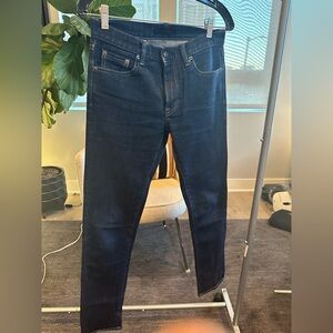Uniqlo Men's Dark Blue Slim Jeans